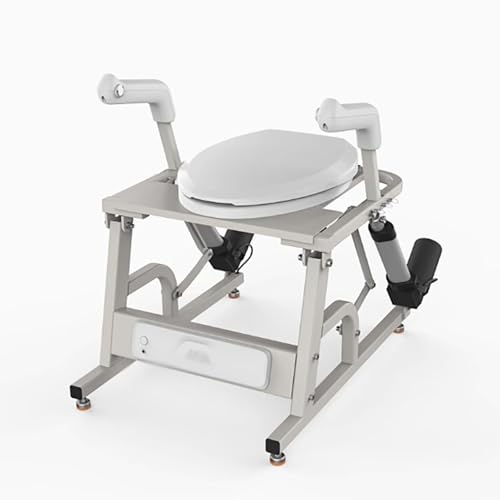 Elektryczny podnośnik deski sedesowej – ergonomiczna pomoc toaletowa z higieniczną osłoną, poręcze antypoślizgowe, kąt podnoszenia 22°, prędkość podnoszenia 9 mm/s
