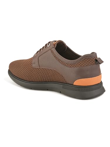 Image of San Frissco Men's Solid Sneaker Casual Lace-Up Shoes | Soft Cushioned Footbed with EVA Sole | Comfortable and Trendy Casual Shoes for Office and College