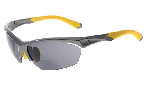 Image of Eyekepper Bifocal Sunglasses for Women Men, Rectangular Frame
