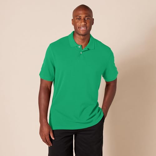 Image of Amazon Essentials Men's Slim-Fit Short-Sleeve Cotton Pique Polo Shirt