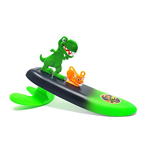 Surfer Dudes Legends & Surfer Pets Wave Powered Mini-Surfer, Pet and Surfboard Beach Toy - Rincon...