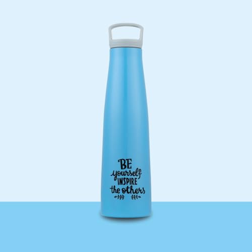 Image of CLAY CRAFT VACBOTT Sleeko Peppy Double Walled|18 Hours Hot and 24 Hours Cold Vacuum Insulated Flask 650ml, 1 Pcs, Steel Water Bottle for Office|Travelling|BPA-Free|BIS Certified|1Year Limited Warranty