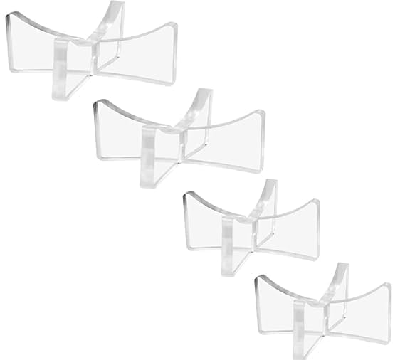Acrylic Transparent Ball Display and Storage Rack Golf Soccer Footbal Tennis Cricket Ball Stand Holders (Pack of 4)-image-12