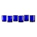 NOVICA Artisan Crafted Hand Blown Blue Recycled Glass Tumbler Glasses, 12 Oz 'Cobalt Dreams' (Set Of 6)