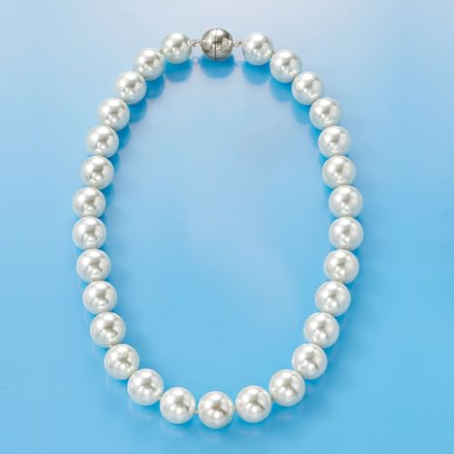Ross-Simons 13.5-14mm Shell Pearl Necklace With Sterling Silver4