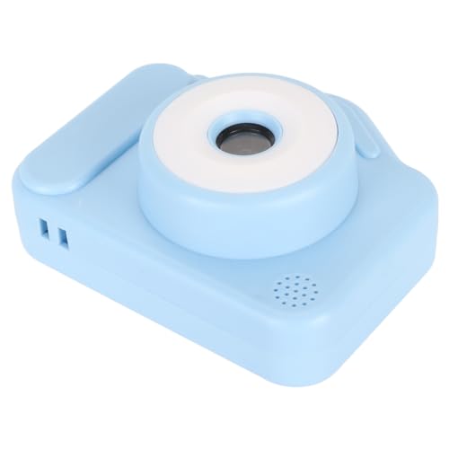 ミニポータブル子供用デジタルカメラ、20MP 2インチIPSアイプロテクション日焼け止めかわいいシェル、女の子、男の子用 (青)