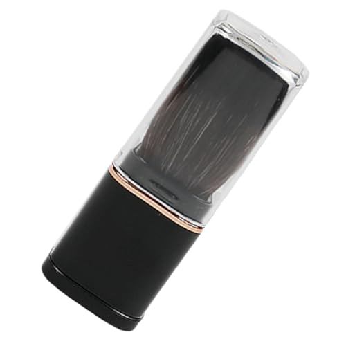 Abaodam 伸縮式多機能チークブラシ 軽量携帯用フェイスパウダーブラシ 柔らかい人工繊維毛で均一な仕上がり 毎日のメイクや旅行に