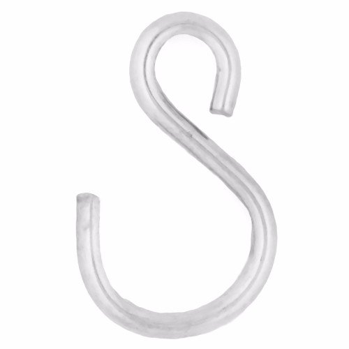 Wideskall (73D-5U02)_A0 ® 1.5 Inch Inch Small Zinc Plated S Shaped Type Utility Hooks Hanging Hooks Chrome cover
