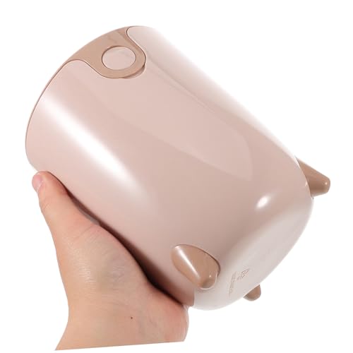Cubierta pequeña para basura con tapa rosa miniatura 3