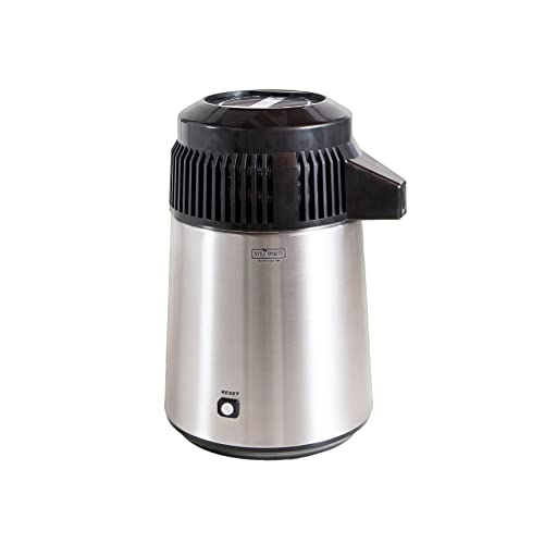 Craft a Brew - Still Spirits Air Still - Distillation System - Small Batch Still - For Distilling Oils, Vinegars, & Spirits - Compact Tabletop Stainless Steel Appliance - Yields 1L