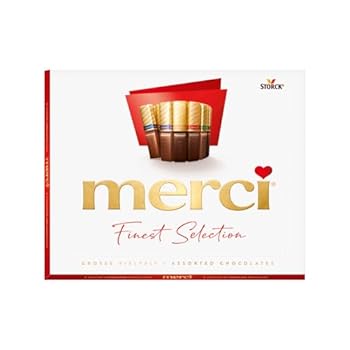 merci Finest Selection Grosse Vielfalt 1 x 250g Gefüllte und nicht gefüllte Schokoladen-Spezialitäten