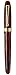 Xezo Phantom Fine Rollerball Pen, Hand Enameled in Deep Mahogany Color with 18K Gold Plating. Handmade, Limited Edition, and Serialized. No Two Alike