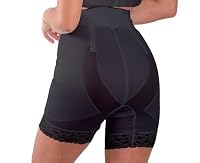 Rago Damen Plus Size Hi Waist Long Leg Shaper Oberschenkelformwäsche, Schwarz, 6XL/42 – Ansicht 2