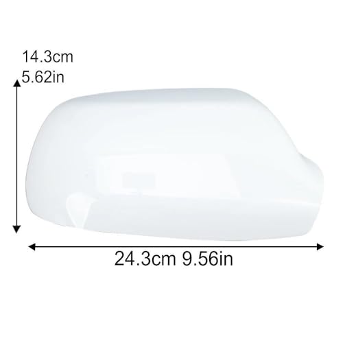 Couvercle de rétroviseur pour Mazda 3 Axela BK 2003-2009 coque blanche - 5