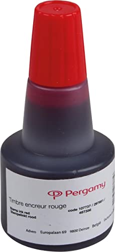 5 Star 961587 inchiostro per timbri, colore: rosso...