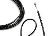 NLIGHTING Cavo Freno Bici con Guaina Universale, Cavo per MTB, BMX City Bike, 50 cm con Guaina 65 cm, Ricambio per Sistema Frenante Anteriore