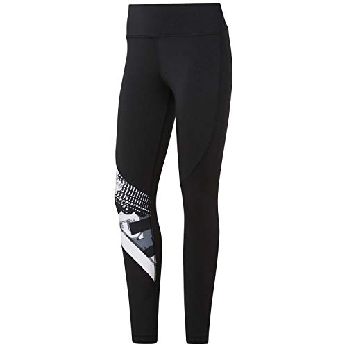 Preisvergleich Produktbild Reebok Wor Myt AOP Tight Leggings, Damen M Schwarz