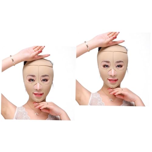 Masque de rajeunissement visage à effet tenseur pour affiner la mâchoire et le menton