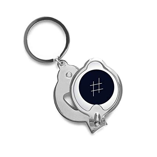 Coupe-ongles Musique Blanc avec signature noire par DIYthinker