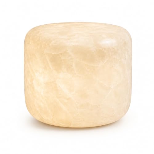 Reitinna Marble Table Lamp USB-C Rechargeable Touch Night Light 3-Level Dimmable LED Bedside Lamp for Bedroom Nightstand Decor Small Natural Stone Lamp(Glacier White Jade)