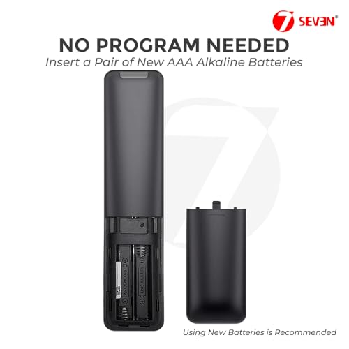 Image of 7SEVEN Compatible with Realme Tv Remote Suitable for Smart Android LED OLED QLED Television Non Voice Command with Streaming Apps Hotkeys - Not Recommended for FireTv Stick Devices