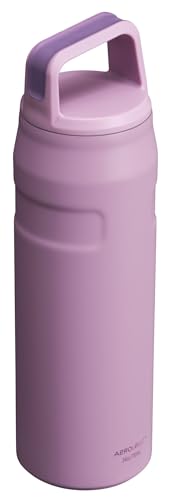 Image of Stanley IceFlow Cap and Carry Water Bottle | Wide Mouth Twist Lid | Lightweight & Leakproof for Travel & Sports | Insulated Stainless Steel | BPA-Free
