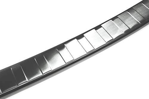 Teileplus24 L593 Protezione Paraurti Acciaio inox