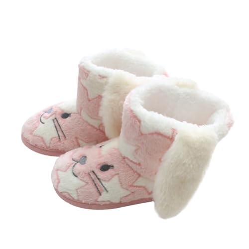 CONGARTENO Botas de Nieve Cálidas Impermeables para Mujer de Material Suave y Resistente Función Antideslizante Soporte para Caminar Nieve Invierno Disponibles Color Rosa y Talla