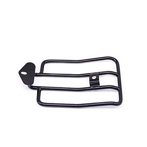 Mooreaxe Motorcycle Rear Solo Seat Luggage Shelf Rack Steel Standard Rear Fender Rack Bracket For Harley XL Sportster 883 1200 2004-2015 With Stock Seats (Black) - Thumbnail 4