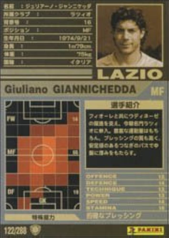 Amazon.co.jp: WCCF/01-02/ラツィオ/白/122/ジュリアーノ