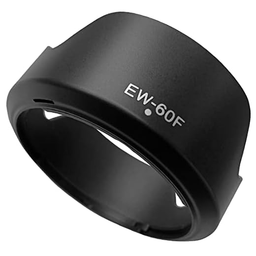 EW-60F Gegenlichtblende für Canon EOS R7 RF-S 18-150mm F3.5-6.3 is STM, EF-M 18-150mm f/3.5-6.3 is STM,HUIPUXIANG 55mm Streulichtblende Sonnenblende für Canon EOS M5 M6