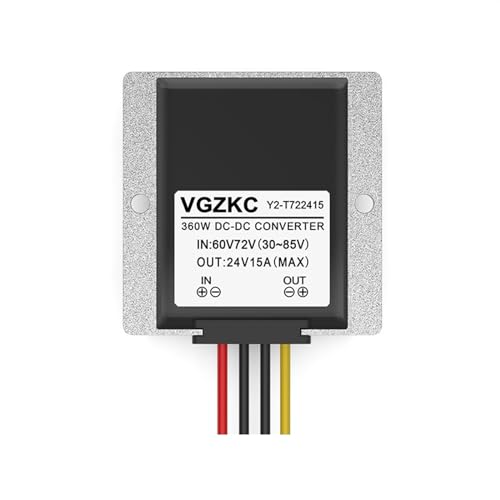 48V60V72V - 24V 1A~30A DC�p���[���M�����[�^ 30-85V - �����ԗp�X�e�b�v�_�E��DC-DC�R���o�[�^�[(72V����24V 15A Y2)