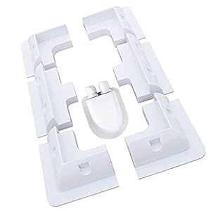 OBLLAR Solarmodul Eckhalterungs-Set, 7 Stück