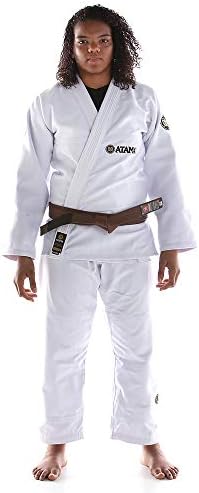 Kimono Jiu Jitsu Atama Trançado Classic Feminino - Branco-F1
