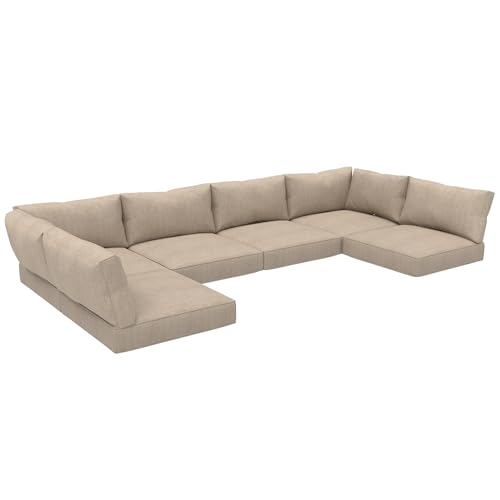 Sunbrella Outdoor Cushion Set for Patio Sofa (14 pcs)