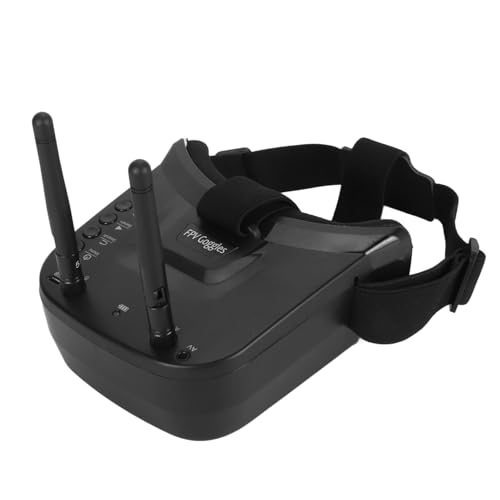 Dpofirs 5.8GHz Mini FPV Goggles 3 Inch 40ch FPV Video Headset Glasses, FPV Goggles for FPV Racing Drone Quadcopters, Birthday