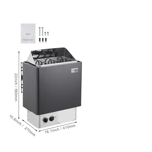 Sauna portable avec poêle électrique 4.5kW pour spa à la maison