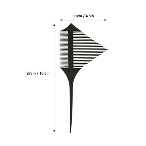 Hair Dyeing Highlighting Comb for Balayage Professional Weaving Sectioning Tail Comb - Image 2