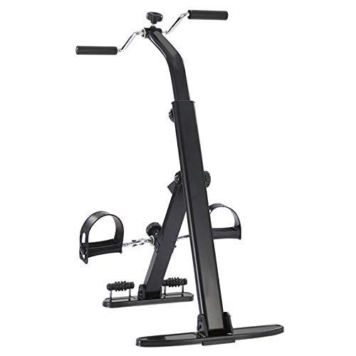 Ejercitador de pedales plegable para personas mayores/Equipo de rehabilitación de fitness debajo del escritorio/Mini bicicleta estática plegable para personas mayores/Dispositivo de entrenamiento de