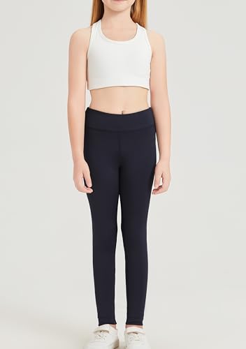 DANI CHINS Girls Athletic Leggings Compression Pants Trousers for Yoga Workout Running2