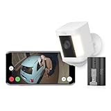 Ring Spotlight Cam Plus, Battery (リング スポットライトカム プラス バッテリーモデル) ホワイト + 予備バッテリー | Ring Homeプラン30日間無料体験