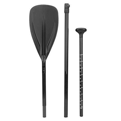 DEWIN Pala de Tabla de Surf Ajustable de 3 Secciones de Fibra de Carbono, Palas de Kayak de pie, para Barco Inflable de Kayak de Tabla de Surf
