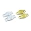 2PCS '82 Oval White+2PCS '82 Oval Gold