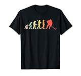 Retro Eishockey Evolution Geschenk für Eishockeyspieler T-Shirt