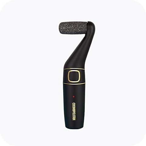 Cosmopolitan Electric Callus Remover for Feet & Hands, Pedicure Foot Removal Tool, Nail Polisher File, Waterproof, Two Speeds with 360 Rotation, Men or Women - Black Gold, 526022 Cover