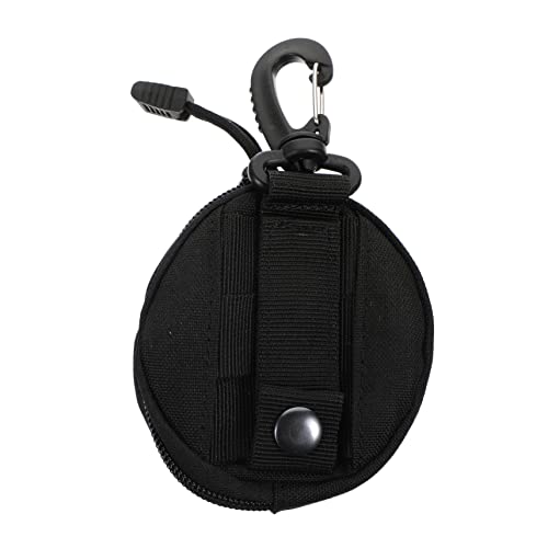 TOYANDONA Multi-purpose Utility Pouch Belt Hook Storage Bag for Headphones Coins Earbuds Sortable Compartments for Sports Hiking