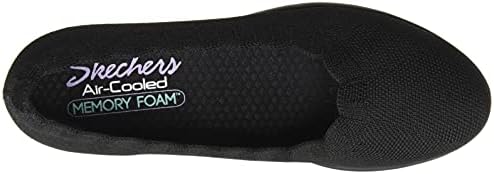 Skechers Modern Comfort Women's womens Cleo Flex Wedge - Spellbound Ballet Flat, Black/Black, 7 US | Image 4