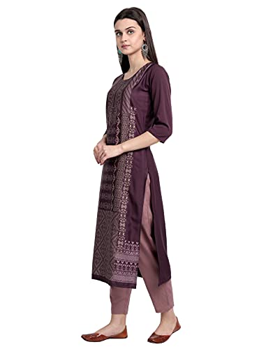 Image of Women's Crepe Regular Kurta