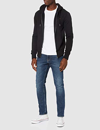 Superdry OL Classic Ziphood NS Sweat, Noir, L Homme - Image 3