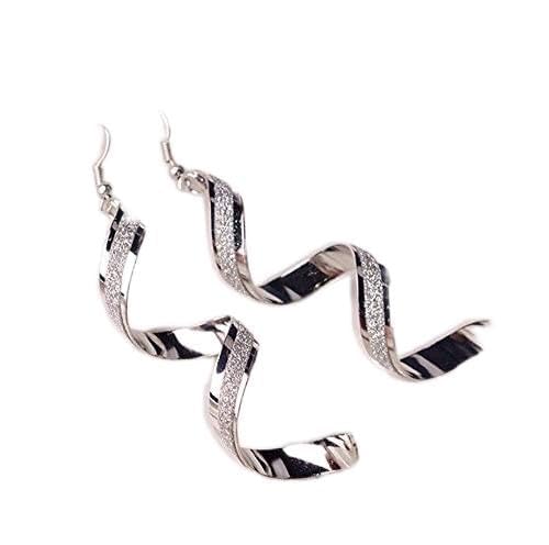 Boucles d'oreilles créoles en spirale pour sublimer vos tenues de soirée
